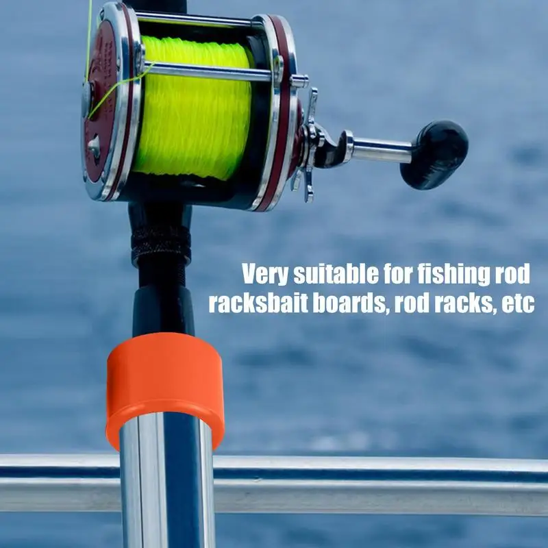 Rubber Rod Holder Inserts Fishing Pole Holder Caps Fishing Rod Butt Cover Durable And Sturdy Rubber Rod Holder Inserts For Pole