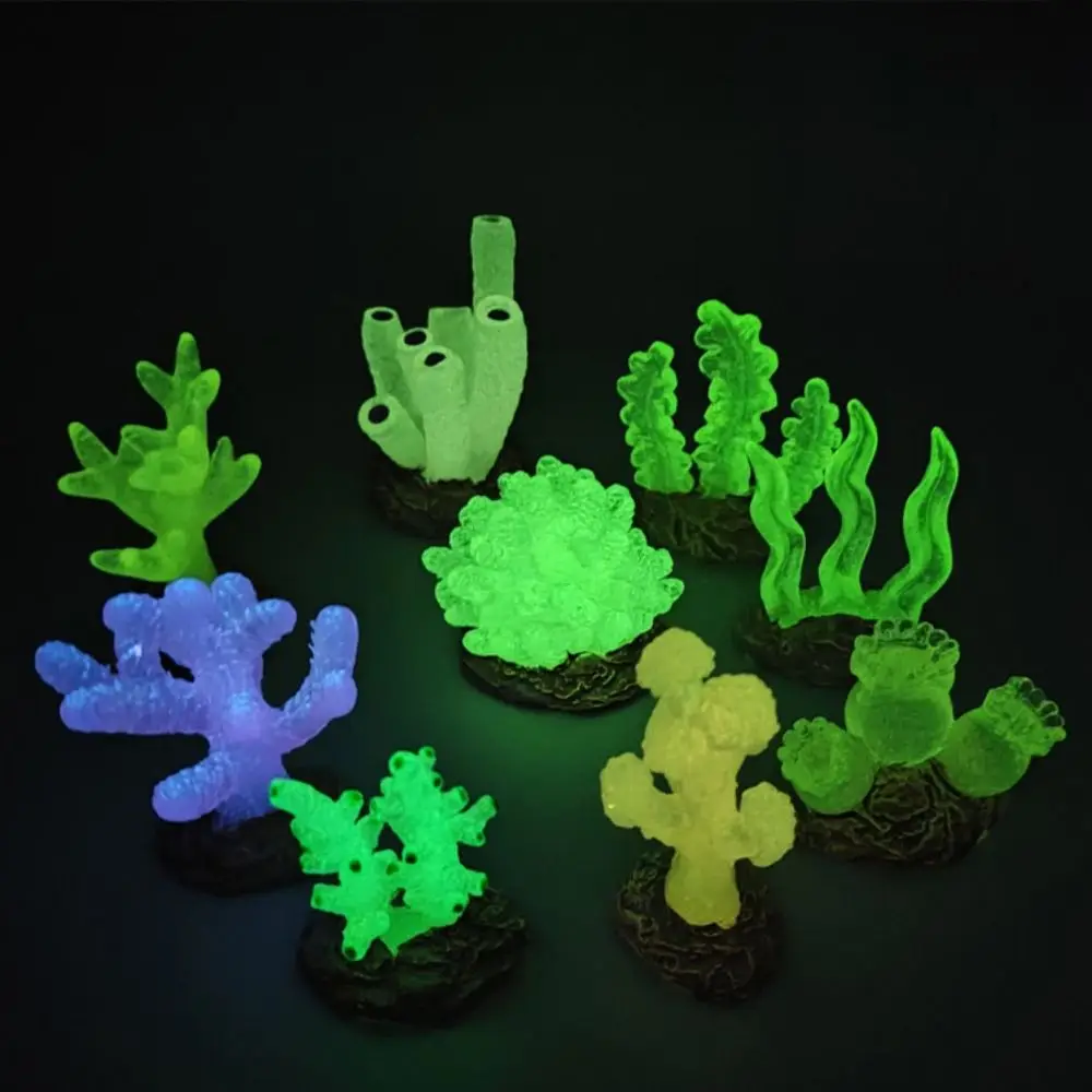 Decorative Luminous Coral Reefs Luminescent Simulation Simulation Coral Reefs Resin Lifelike Landscape Coral