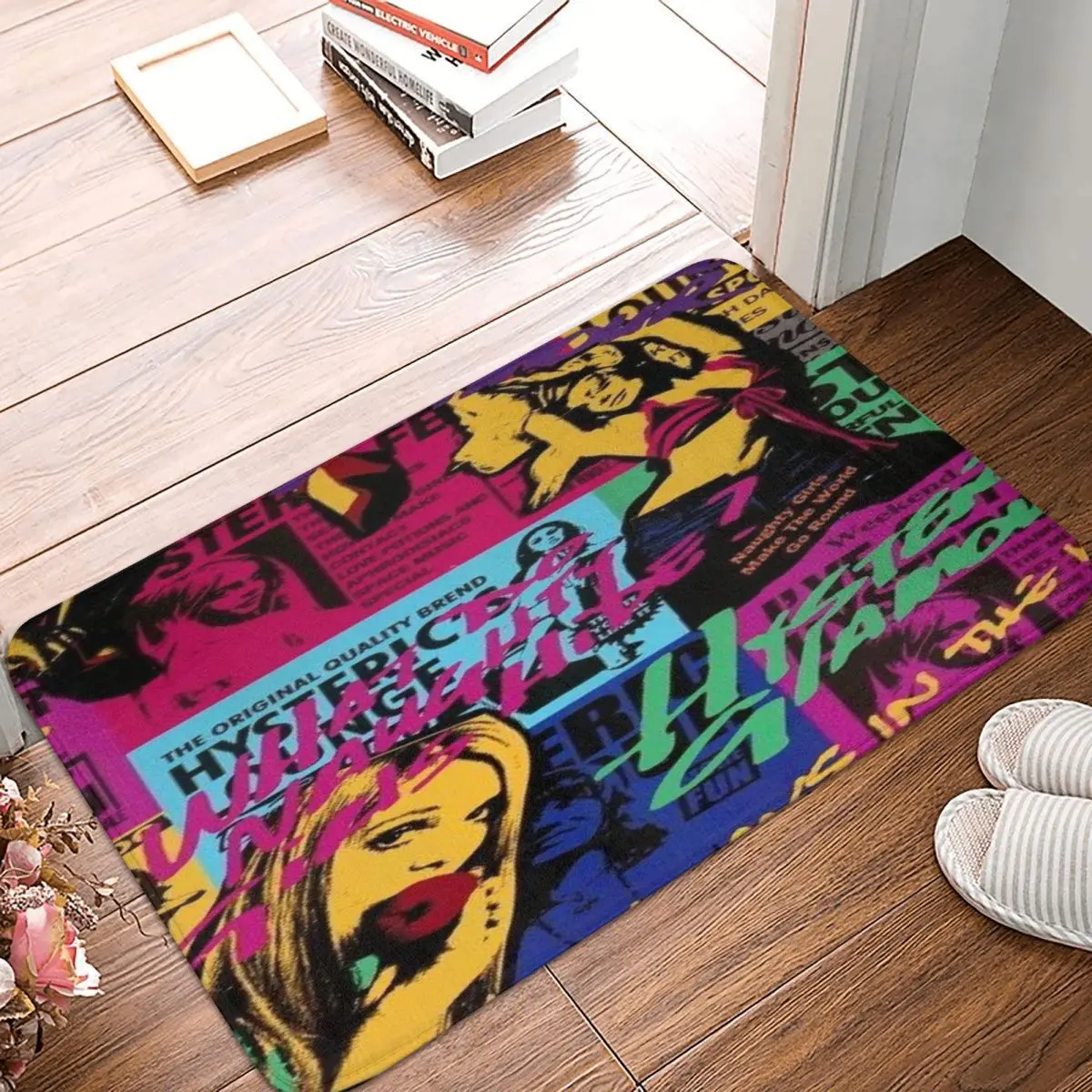 Hysteric Glamour 1749 Floor Mat Rug Bathroom Mat Anime Beach Mat Welcome Mats Bohemian Rugs Customizable