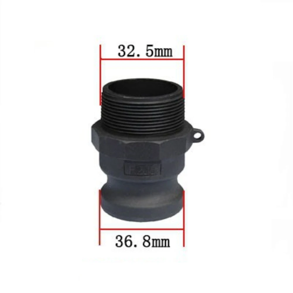 Polypropylene Camlock Fittings Pipe Fitting 1.5 Inches Polypropylene Hose Fitting Water And Oil Transfer Tool-Free Installation