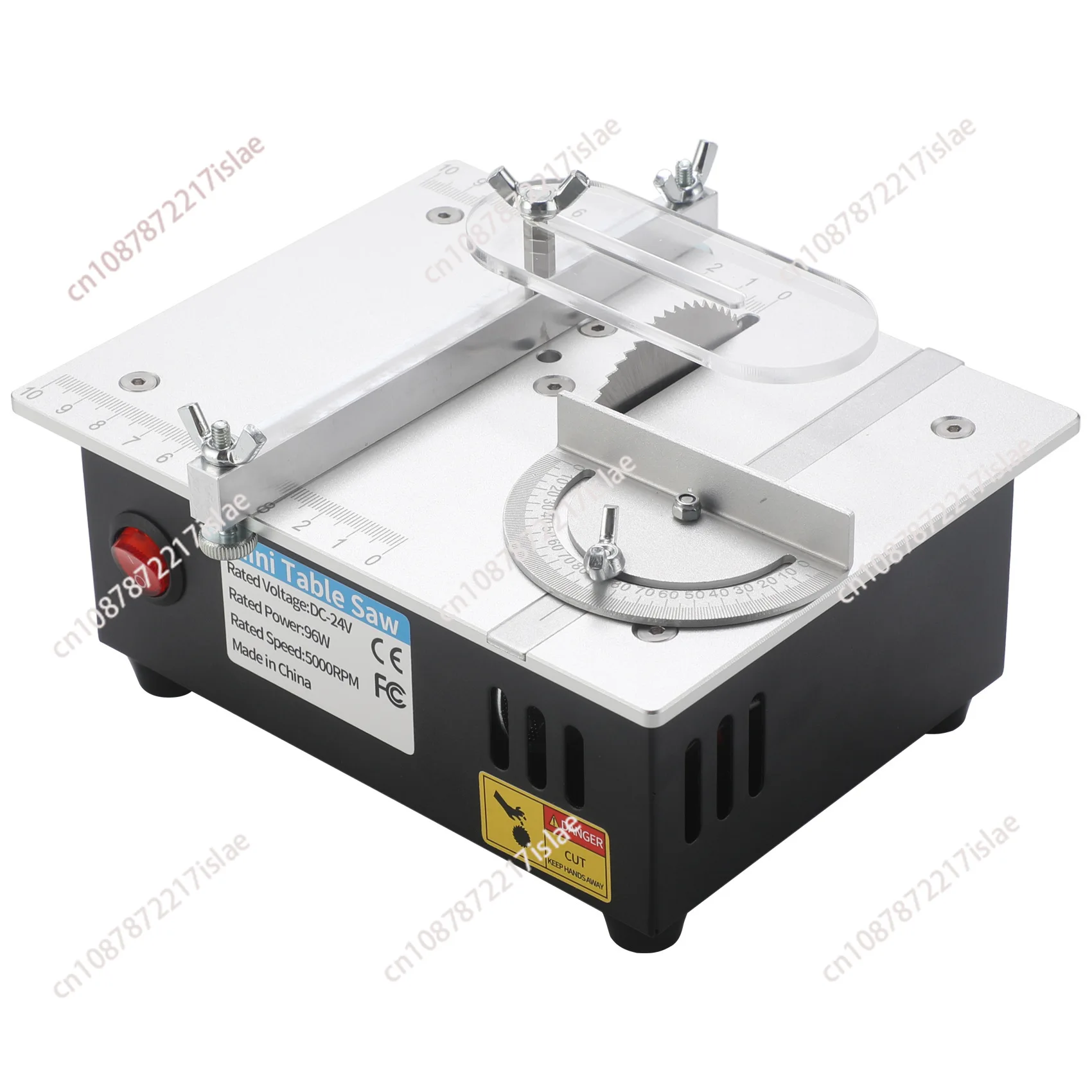 Surface mini table saw aluminum alloy mini small table saw DIY small cutting machine woodworking cutting saw