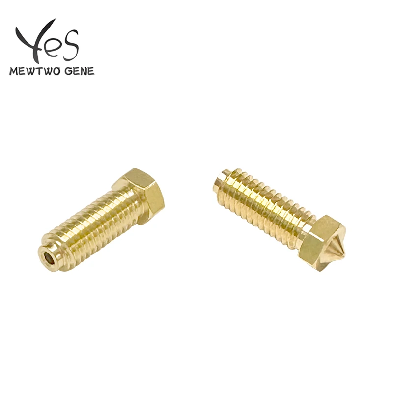 5PCS 3D Printer Hot End Components Brass Nozzle Kobra 2 Hotend Nozzle Volcano Hotend Nozzles 0.4mm for 1.75mm Filament…