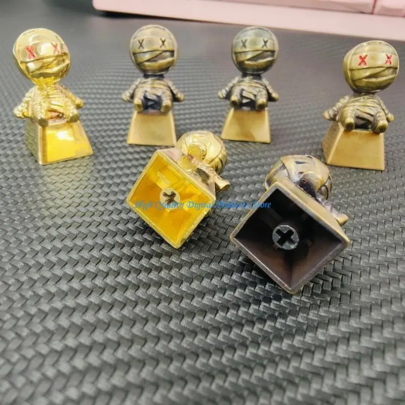 U2JE Brass Mummy Caycap Set Switches для проектов клавиатур