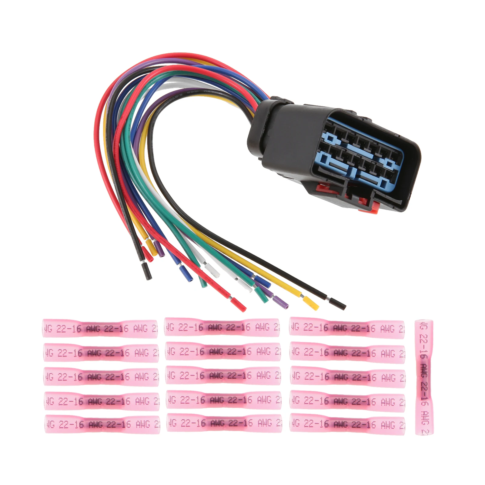 

1Pc Harness Connector Wiring Pigtail Plug 14 Way 5013961AA Car Tail Light Wire Harness Connector For JEEP COMMANDER JEEP GRAND