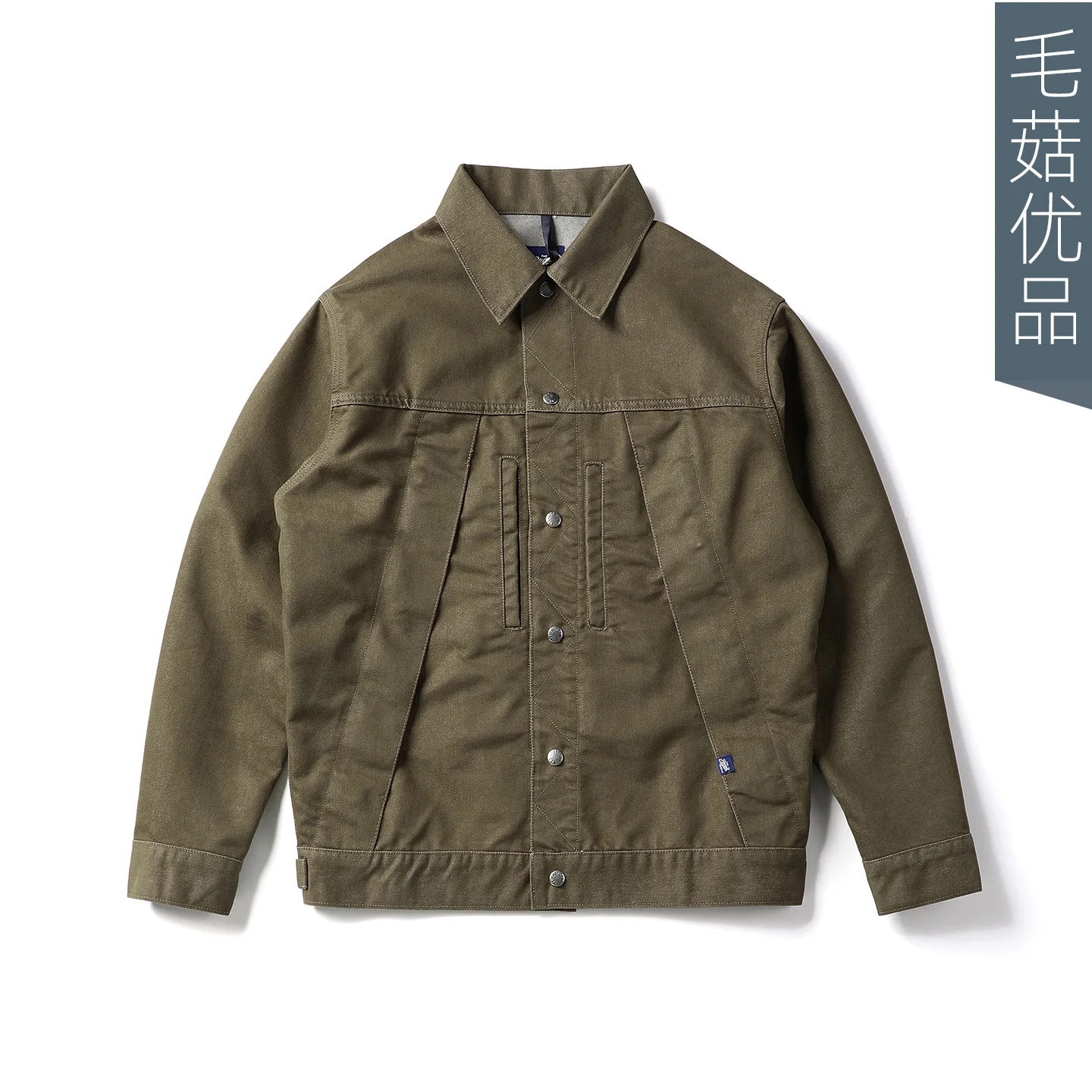 

395gsm Men's Heavyweight Cotton American Retro Workwear Jacket - Thick Oversized Collared Casual Coat for Autumn High Quality