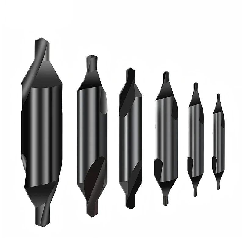 HSS Zentrierbohrer-Set 1,0/1,5/2,0/2,5/3,5/5/6mm Senkerbohrer 60 Grad TiN-beschichtet Kombinierte Zentrierbohrer für Metall – Detail 7