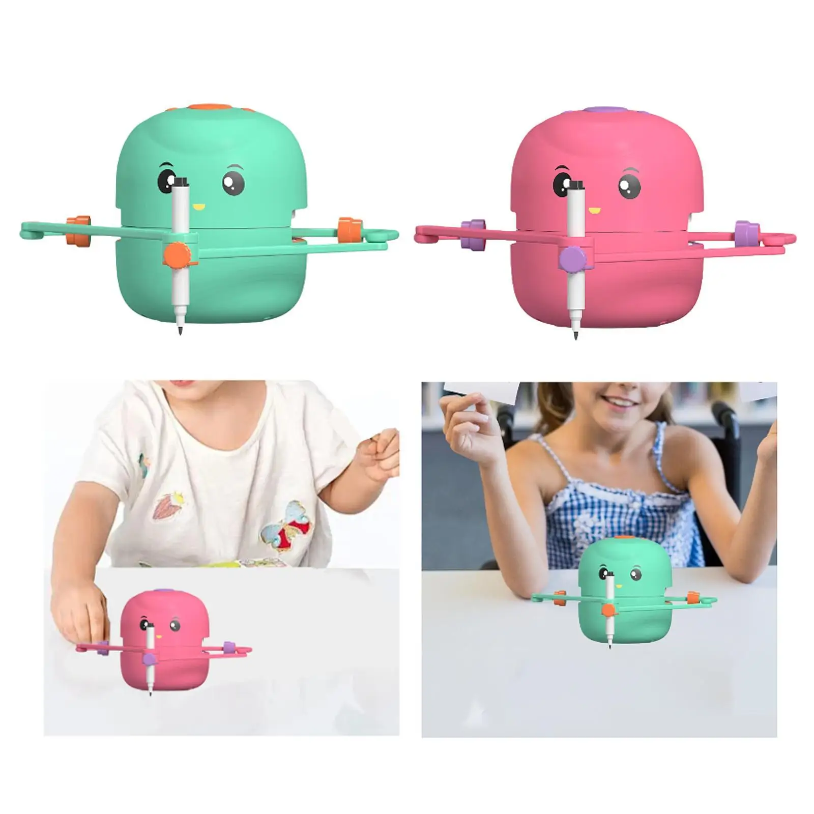 Kids Drawing Robot Lightweight Preschool Game Creative Montessori Interactive Learning Toy for Children Boys Girls Birthday Gift