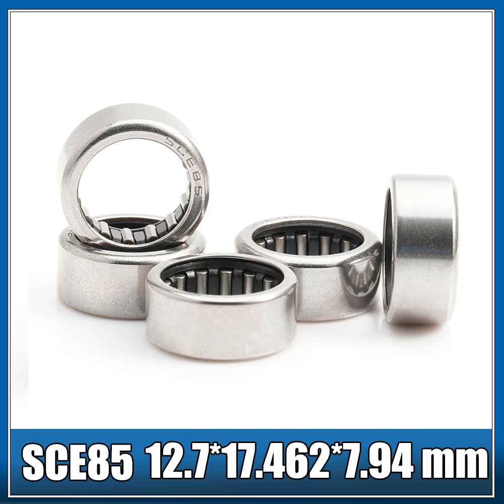 

SCE85 Bearing 12.7*17.462*7.94 mm ( 5 PCS ) Drawn Cup needle Roller Bearings B85 BA85Z SCE 85 Bearing