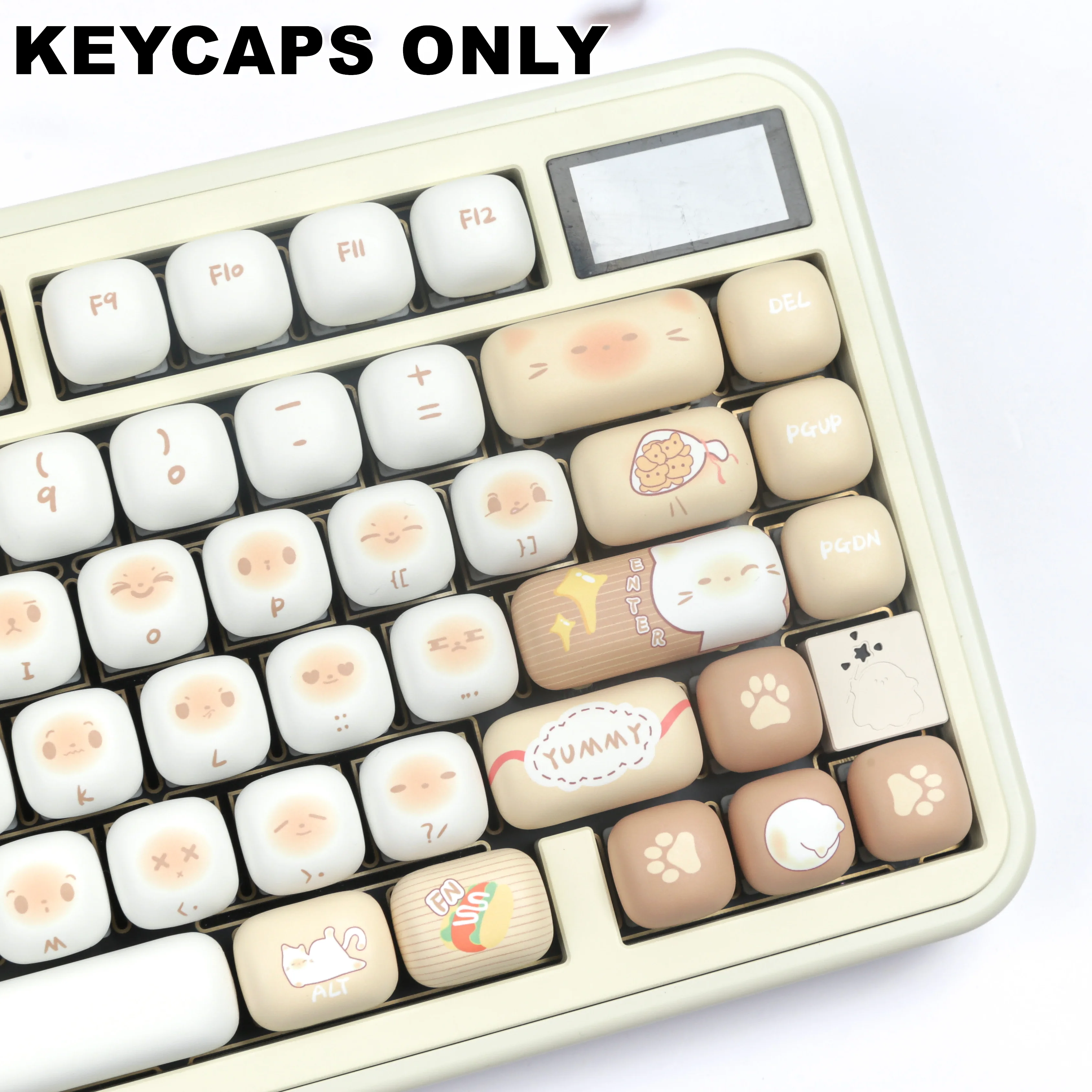 Imagem -06 - Cat Pbt Keycaps Conjunto para Kit de Teclado Mecânico Dye-sublimated Keycap mx Cherry Gateron Switch 136 Chaves Bolsa Perfil Mog