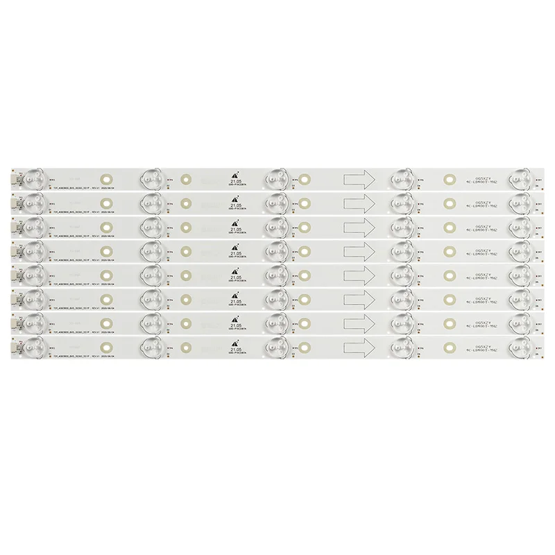 

Kit 8pcs LED bar For Ph40b28dsgw PLE-4005FHD 006-P1K3387B LVF4000T E1 V1 V4 LEKT40B3800 L40B2800 TOT_40B3800 8X5