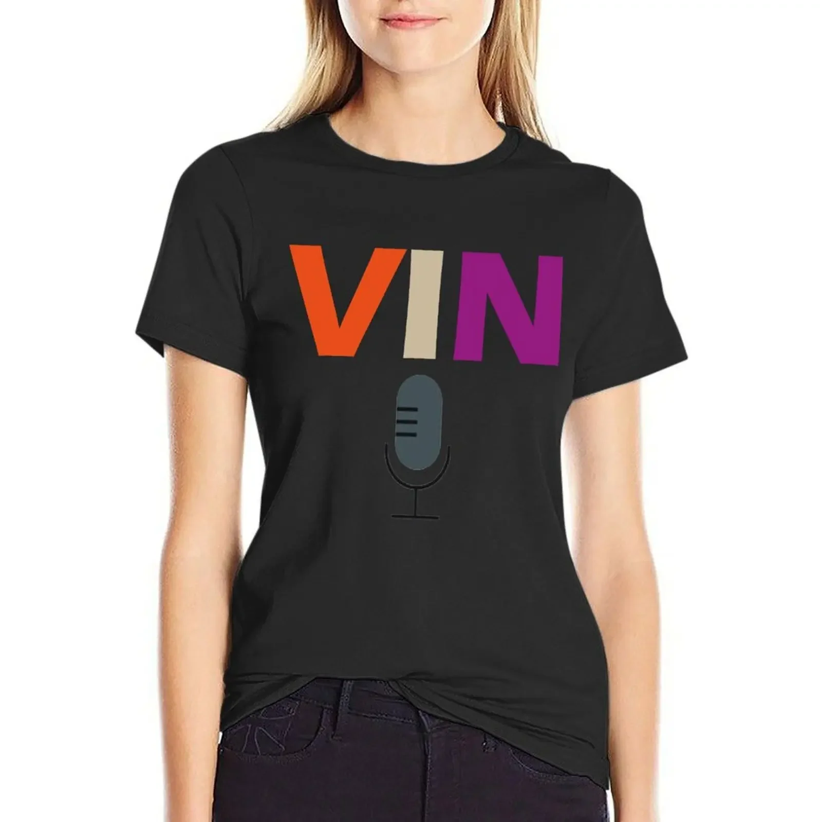 

vin scully T-Shirt kawaii clothes aesthetic clothes cute clothes customs Women's cotton t-shirt