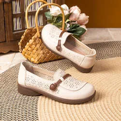 Spring Women Casual Shoes Leather Women Flats Shoes Loafers Slip-on Ladies Light Fur Moccasins Designer Shoes Zapatos Mujer