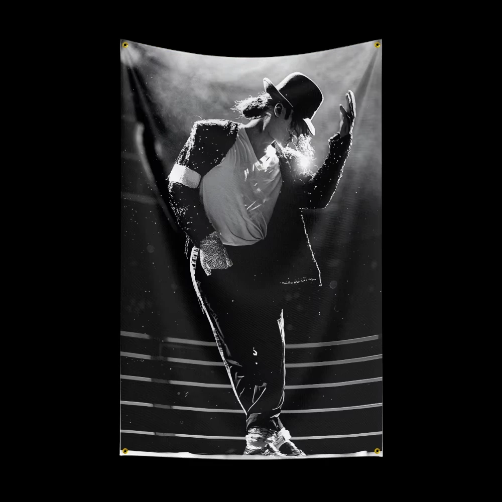 Vintage Heavy Rock Band Wall M-Michael Tapestry Cool Flag Bedroom Dorm Hippie Bohemian Tapestries Home Decor Background Cloth