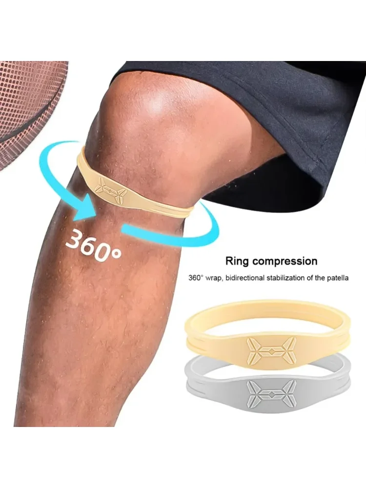 1PC Upgraded Thickened Sixth Generation Basketball Knee Protector Strength Band Knee Protector Elastic Band Fixed