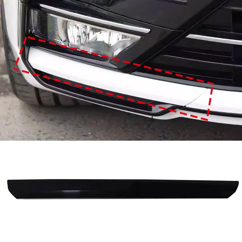 Image of Für Volkswagen VW Tiguan R-Line 2017 2018 2019, Auto-Frontstoßstange, untere Zierleiste ohne Lackierung, Autozubehör