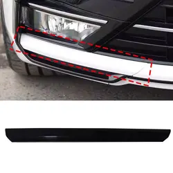 For Volkswagen VW Tiguan R-Line 2017 2018 2019 Car Front Bumper Lower Molding Trim Without Painting Car Accessories