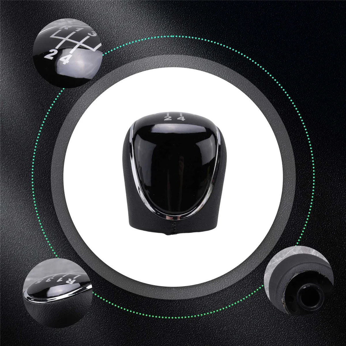 Gear HEAD กระปุกเกียร์ธรรมดา5สปีดสำหรับ Chevrolet Chevy Cruze 2008-2014สีดำ