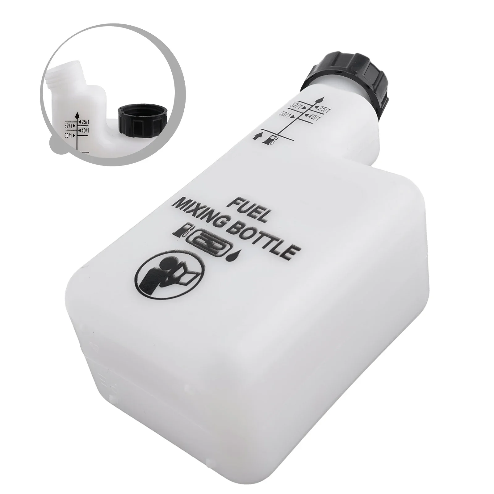 

Oil Petrol Fuel Mixing Bottle Container For Chainsaw 50:1 40:1 32:1 25:1 Outdoor Power Equipment Chainsaw Parts Accessories