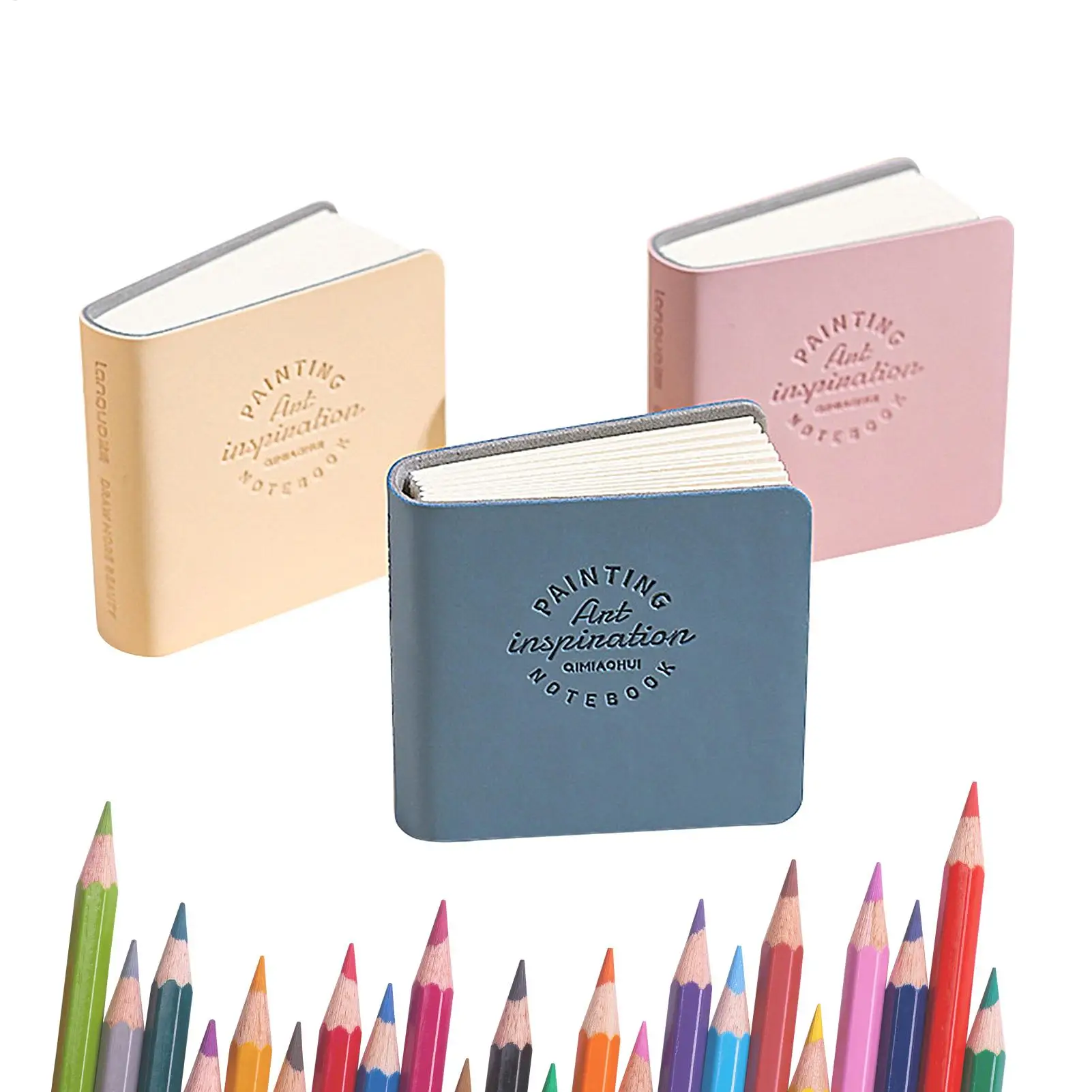 Watercolor Sketchbook Set 3 Pack Mini Drawing Book Portable Watercolor Graphite Art Book For Art Supplies Painting Sketching