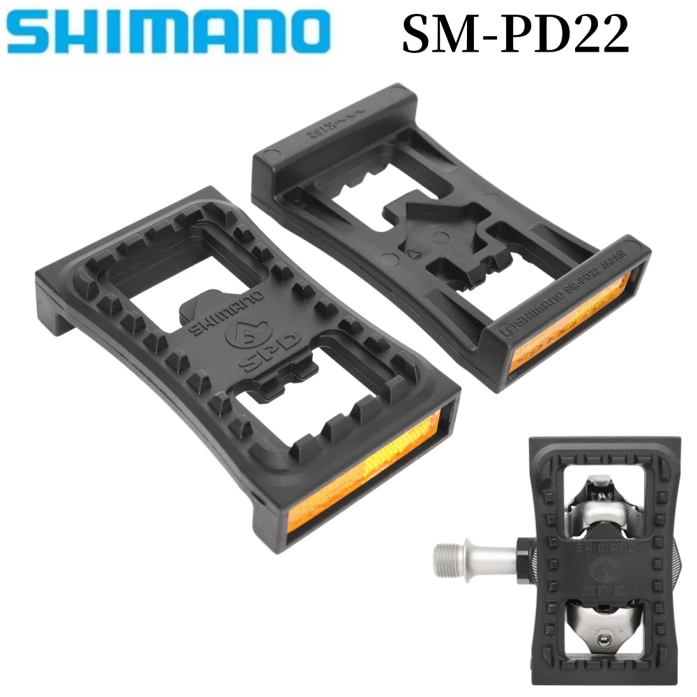 

SHIMANO SM-PD22 SPD Cleat Flat Mountain Bike Pedal Bicycle PD-22 For M520 M540 M780 M980 Clipless MTB Pedals