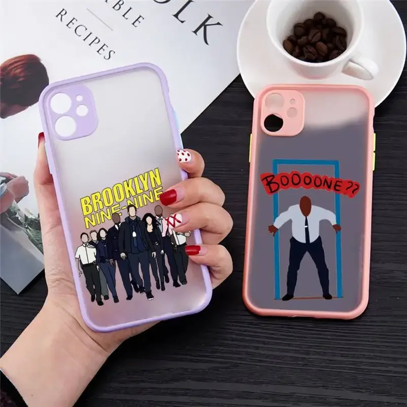 

Fashion Brooklyn Nine Nine 99 Phone Case for IPhone 12 11 13 14 15 Pro XR XS MAX SE2 7 8Plus X Hard Matte Transparent Back Cover