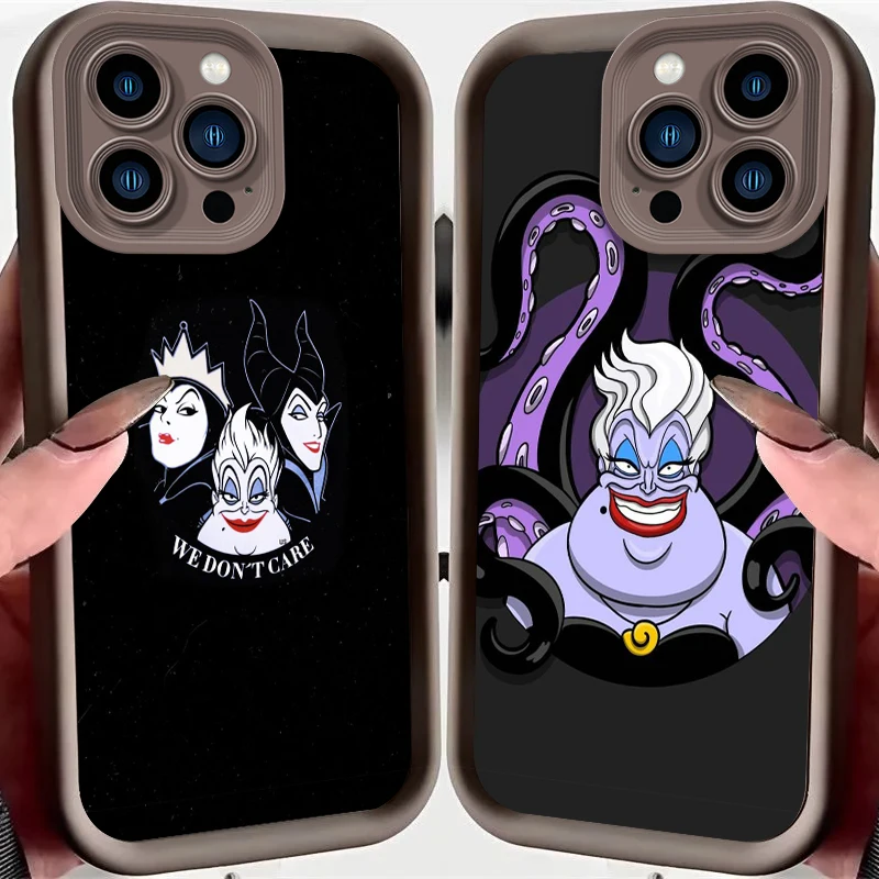 Maleficent Usula Disney Eye Ladder For Apple iPhone 15 14 13 12 11 XS XR X Pro Max Plus Soft Phone Case