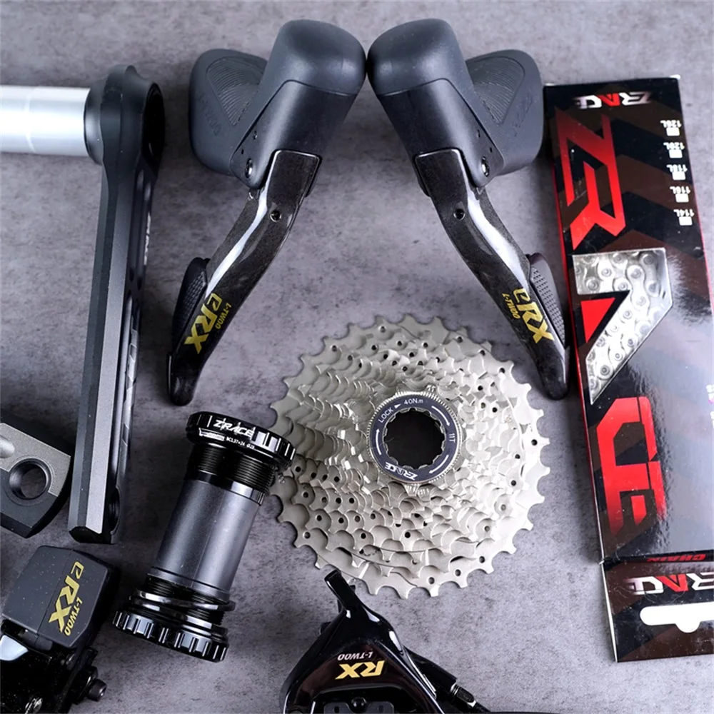 NEW ZRACE eRX/eR9 2x12S/2x11S Electronic Groupset,ZRACE Crankset Cassette Rotor,Replaceable battery,APP programming eR9/eRX