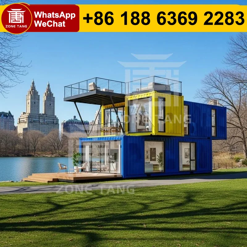 

Pre Fabricated Homes Temperature Control Tiny Homes Flat Pack Home Beach House Steel Structure Shipping Container Homes Fashion