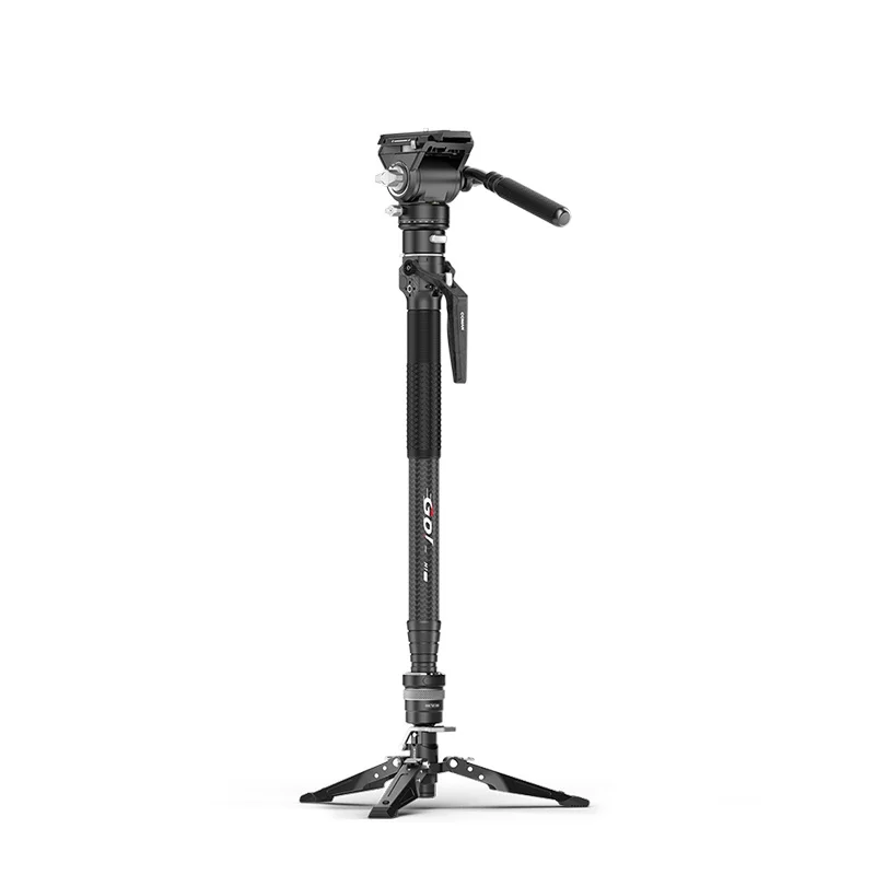 COMAN M1 PRO V5 Carbon Fiber Monopod Reisstatief 4-delig Eén-klik opklapbaar met snelkoppelingsplaat voor DSLR camera statief - afbeelding 1