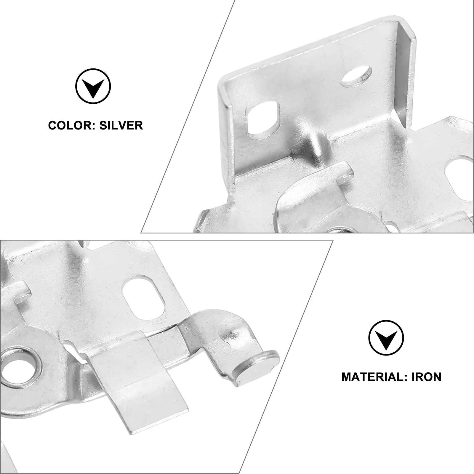 

1Set Curtain Accessories Highgrade Material Easy Install Spacesaving Practical Design Home Office Living Room Bedroom Dining