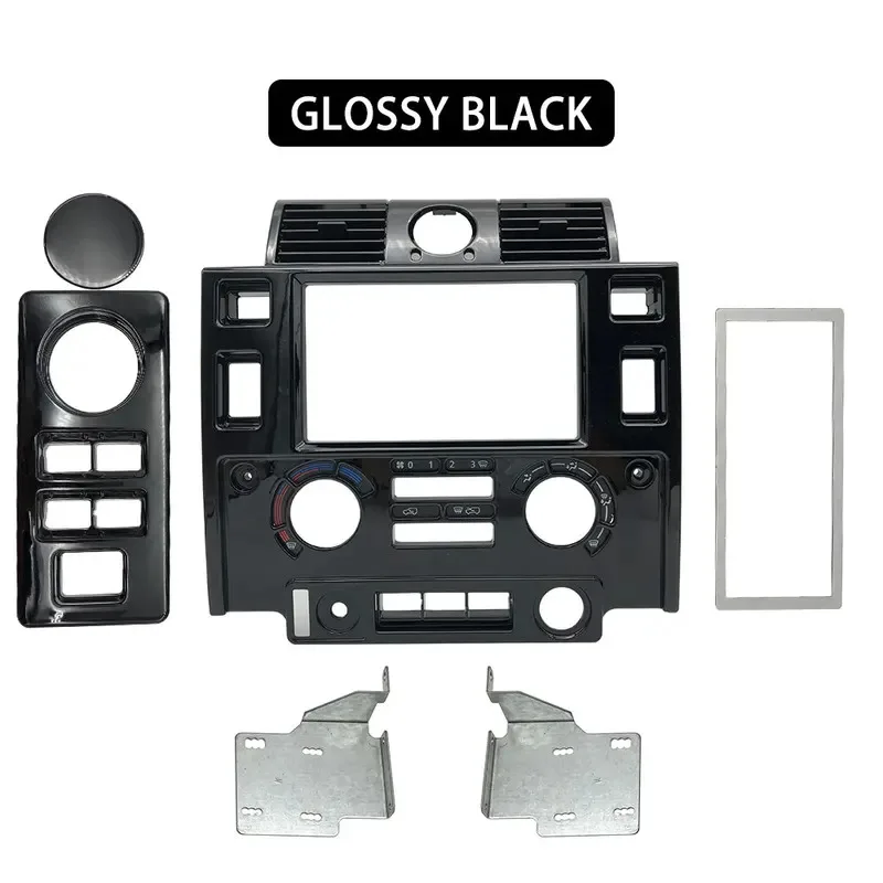 

Car Accessories Car styling Stereo Double 2 Din Dash Kit dashboard center console for Land Rover Defender auto part accessoires
