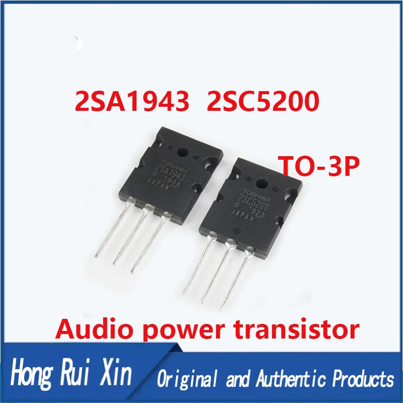 100% new original 2SA1943 2SC5200 TO-3P 1943 5200 Audio power transistor IC CHIP