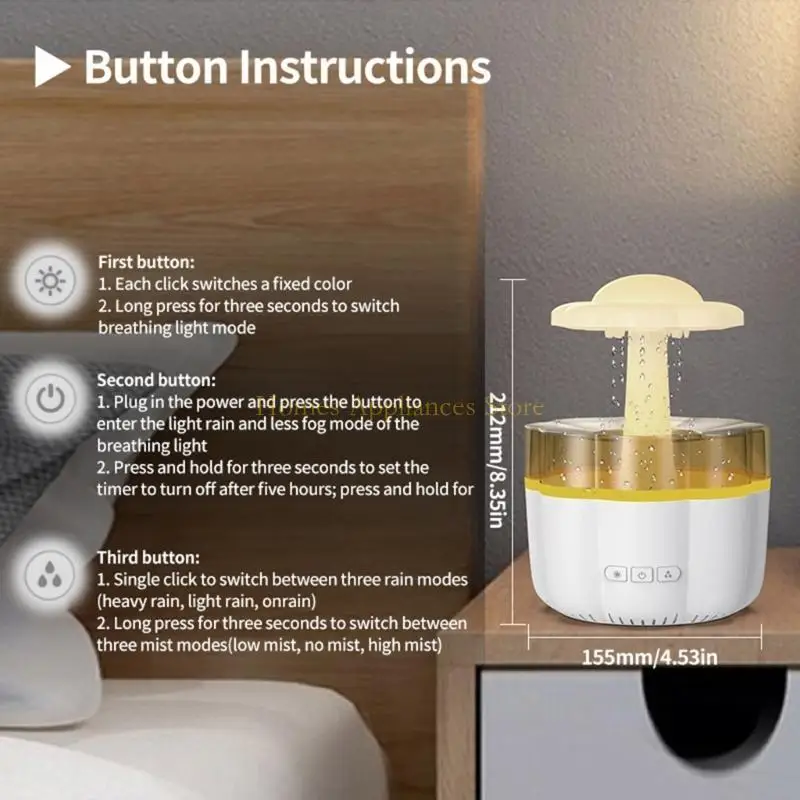 Dfusores óleo névoa pequena d0ab um umidificador névoa névoa flor pequena umidificador relaxante adequado para o