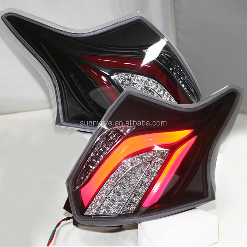 For Focus 3 LED Strip Tail Lamp For FORD Hatchback 2012-2014 Year Smoke TW