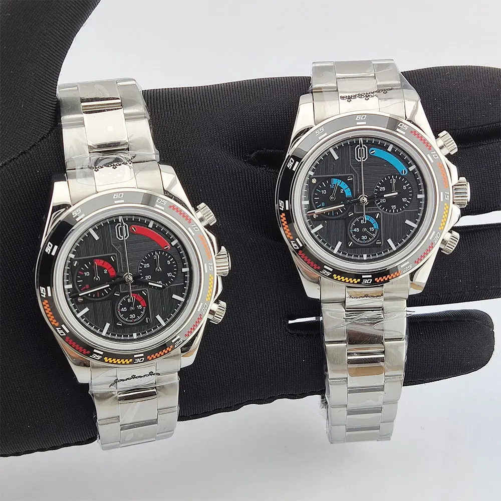 

Серебряные мужские часы 39 мм, 4613D, часы с автоматическим механизмом, сапфировое стекло, водонепроницаемые, элитные мужские часы, механические часы