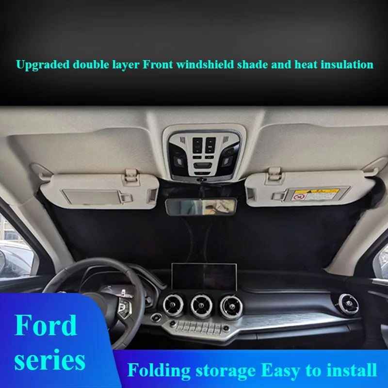 For the Ford Focus Forus Fiesta Mondeo Edge car front visor sun protection and insulation