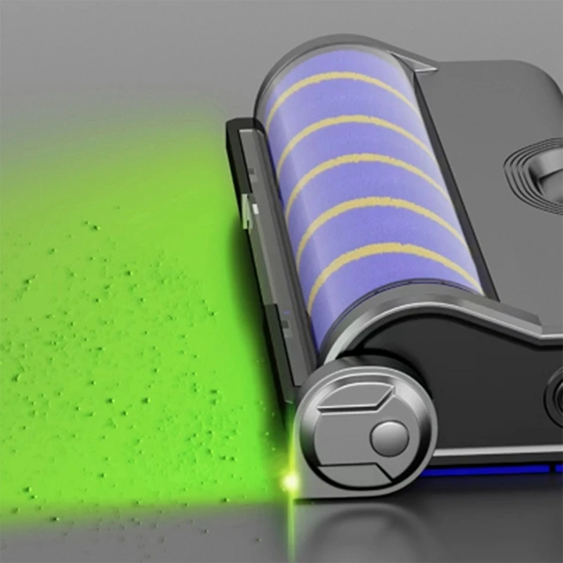 Lampu detektor debu penyedot debu LED, aksesori kepala, lampu LED hijau untuk penyedot debu