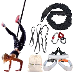 Gym Heavy Bungee Fitness Kit, Cord Upgraded for Home Yoga, Bungee Rope, Gravity Pilates Training, Pro Tool for Home Gym Studio