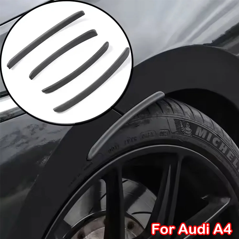 

Car Bumper Fender Flare Mud Flap Splash Guard Wheel Eyebrow Lip For AUDI A4 S4 B5 B6 B7 B8 B9