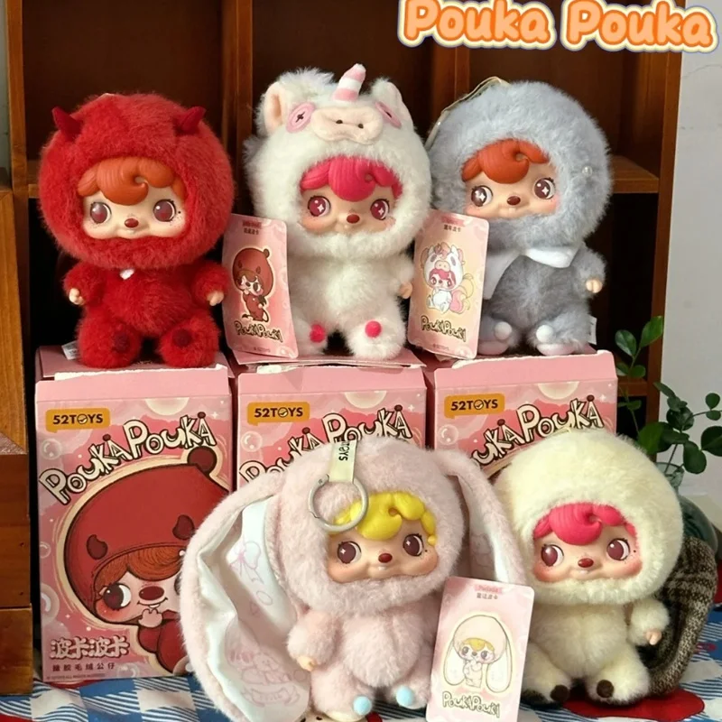 

52TOYS POUKA POUKA серии виниловая кукла с лицом кулон глухая коробка украшения новая кавайная подарочная звезда для девочек с одинаковыми