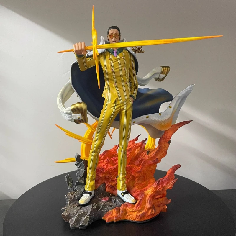 27 centimetri Nuovo One Piece Anime Figura Borsalino Periferico PVC Modello Scena Glow Statua Decorazione Del Desktop Ornamenti Regali Di Compleanno Giocattolo