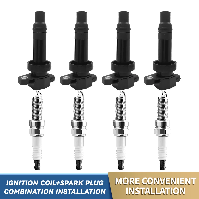 Катушки зажигания 27301-2B010 273012B010 0986221063 UF636, подходят для Hyundai i30, ix25, forVeloster, IridiumSpark, 4 шт.