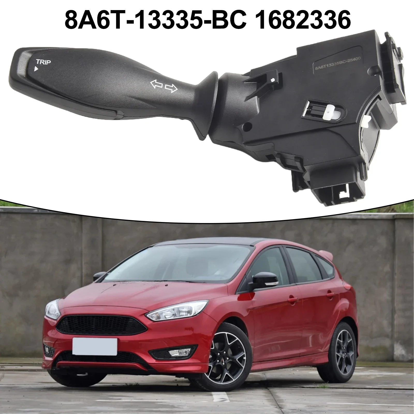 Stalk Trip Type Indicator Switch 1682336 8A6T-13335-BA Non-deformation Replacement Easy To Install For Ford For Fiesta 2008-17