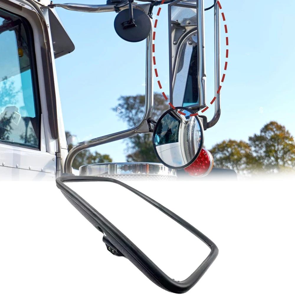 1PC Universal  Car Truck Front Wheel Mirror Side Mirror Rearview Mirror for Bus 37x19 cm