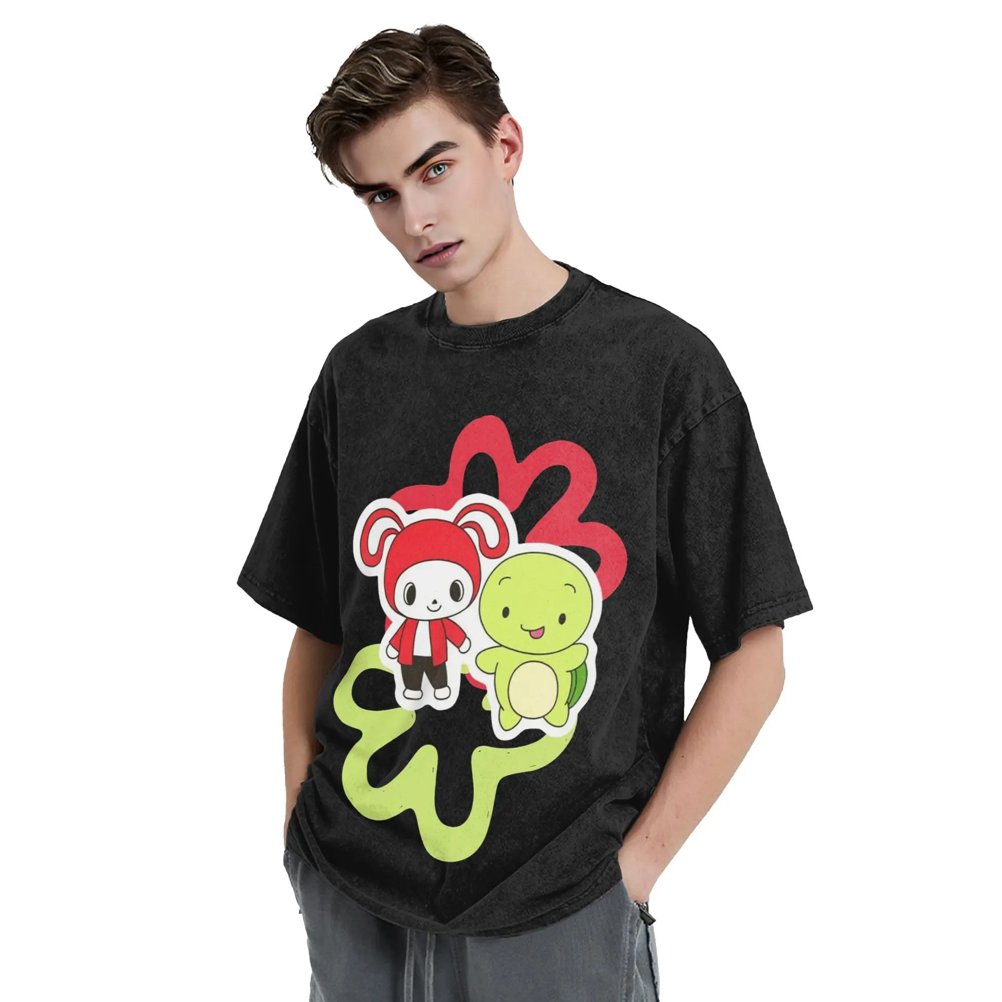 

Jj Mikey Maizen T-Shirt for Men Cotton Oversized T Shirts Men's Short Sleeve O-Neck Summer Clothes Tops S-2XL
