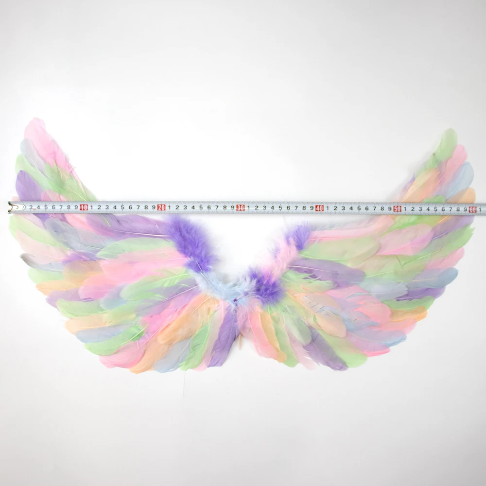 Angel Wings Fluffy Feathers Wing Back Plays A Performance Prop Child Girl Photo Show Adult Decoration