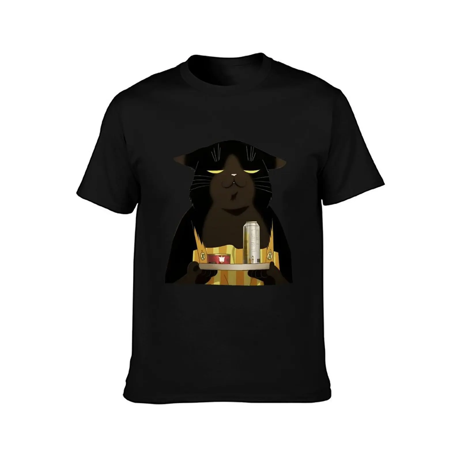 The Masterful Cat Is Depressed Again Today T-Shirt Summer Casual Cotton Tee Oversized Streetwear Tops Vintage Graphic Print