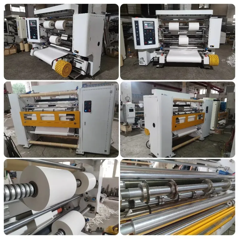 Cnc Slitter Rewinder Commercial Bopp Roll Slitting Machine Cutter Rewinder High Speed Processing Large