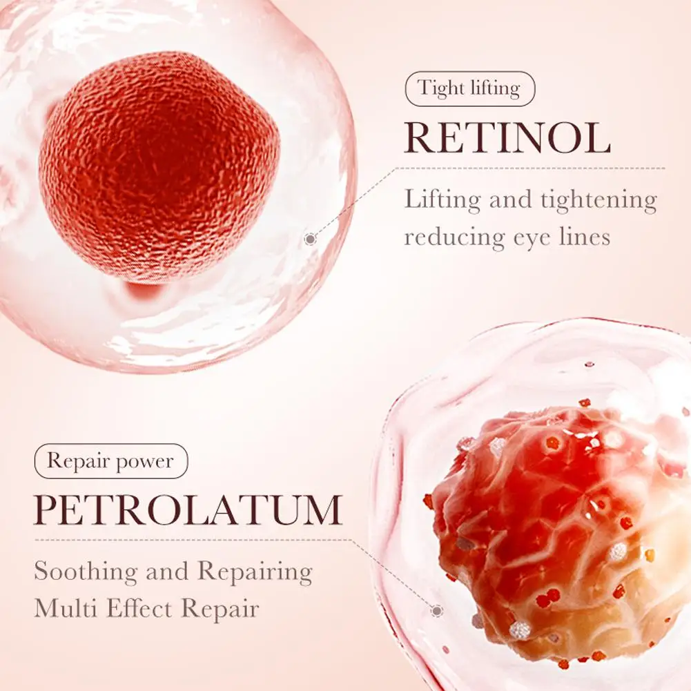 SADOER 1/2/3PCS Retinol Eye Cream Remove Dark Circles Eye Bags Puffiness Reduces Wrinkle Eye Serum Stick Eye Care