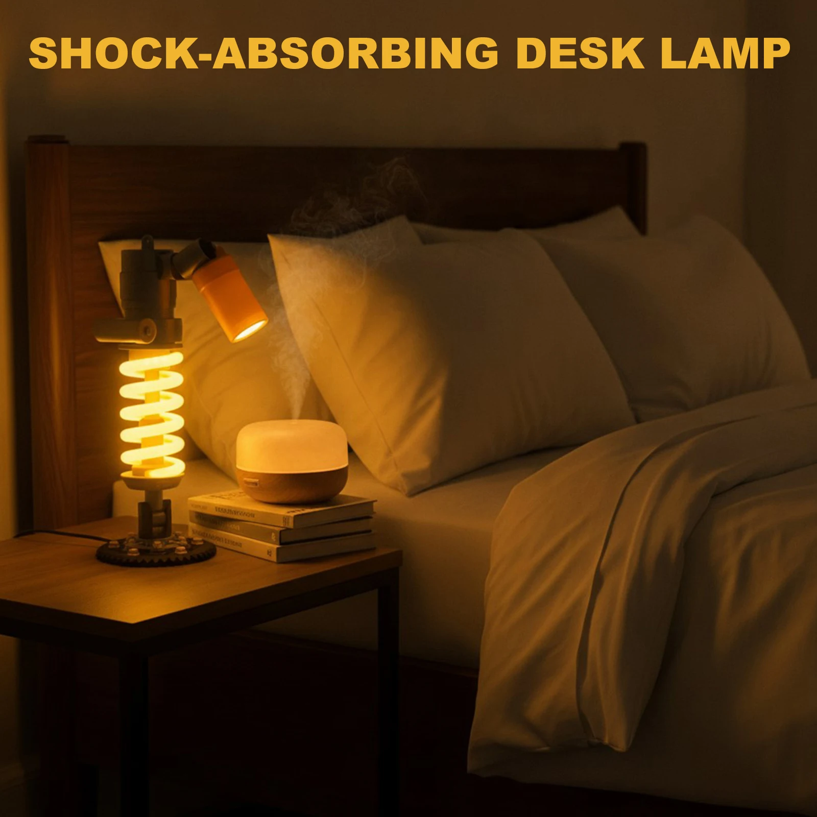 DIY Motorcycle Style Ambient Light Gaming Room Setup Decor Creative Gift For Male Gamers Bike Lovers For OHLINS Suspension Lamp view 5